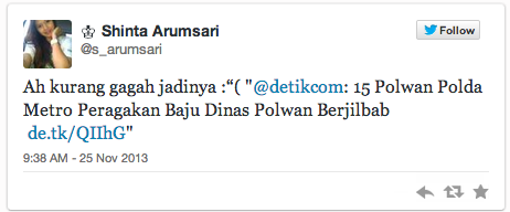 Soal Polwan Berjilbab