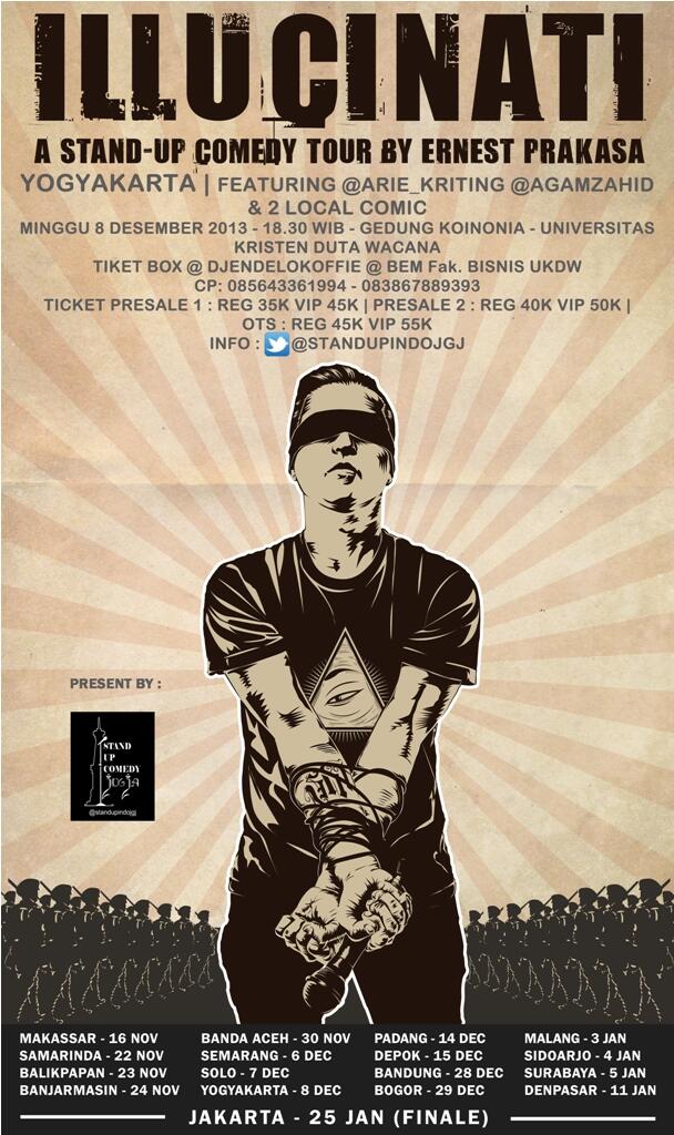 &#91;EVENT&#93; StandUpComedy &quot; ILLUCINATI &quot;