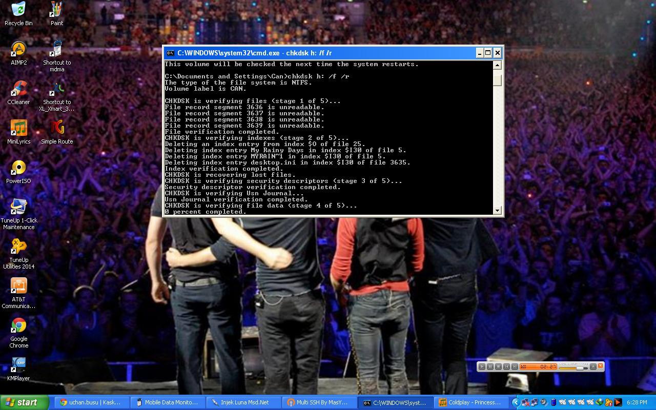 &#91;HELP&#93; Check disk hardisk ane gak selesai2 :(