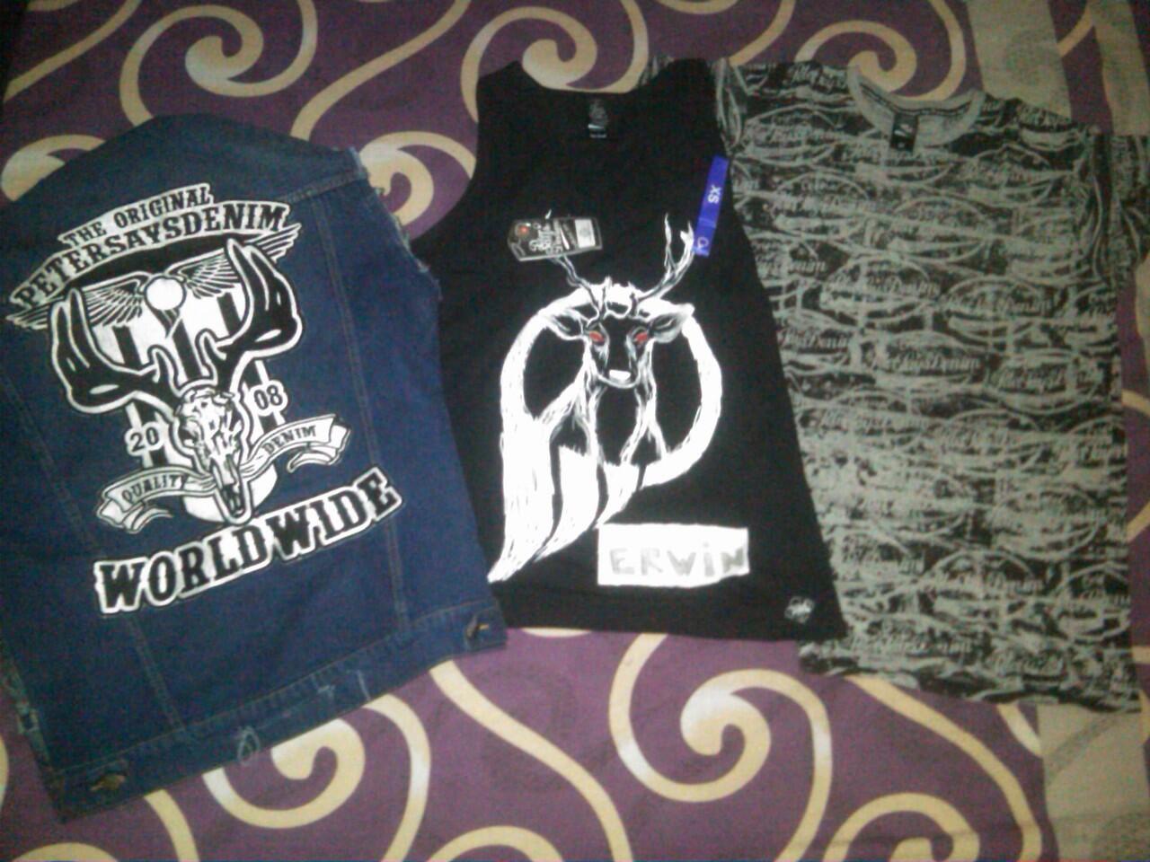 WTS : TEES & TANKTEE PETERSAYSDENIM / PSD CUMAN 120RB PAKET