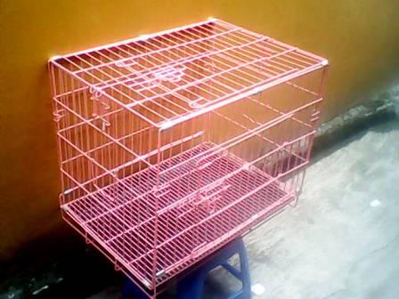 kandang lipat/pet cage utk kucing/anjing 2nd like new