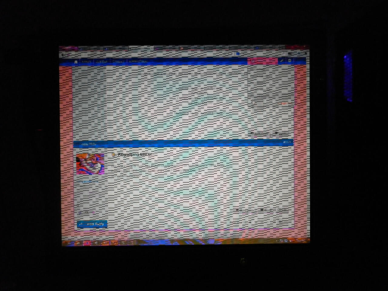 VGA Card Terkadang Tampilan Seperti Ini?? & Komputer Hang???