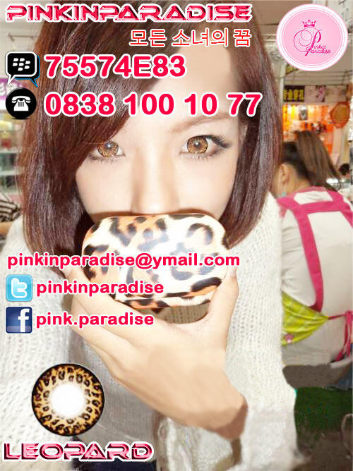 LEOPARD Softlens Pinkinparadise CANTIK & BERKUALITAS