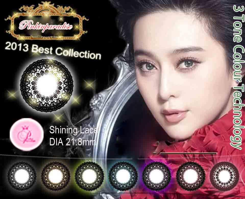 Korea Softlens SHINING LACE Soft Lens / Contact Lens 3 Tone Colour Technology