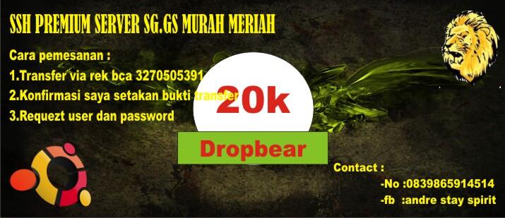 SSH SERVER SG.GS INTERNET FULL SPEED(SERVER TERBAIK)