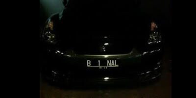 Plat nomer paling unik Gan!!