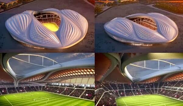 Stadion di Qatar Ini Di Bangun Mirip Kelamin Wanita