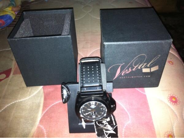 Wts jam tangan vestal decibel & tees raglan macbeth 100% new & ori