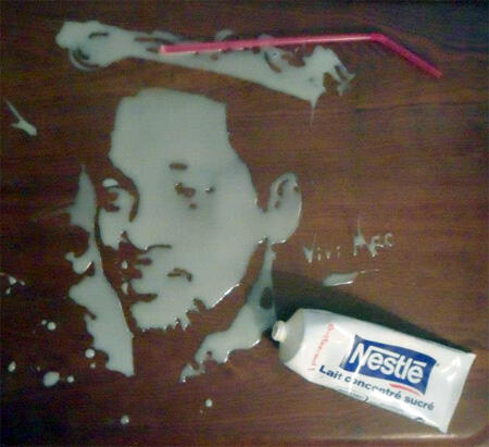 Kreatif! Gambar wajah menggunakan bahan makanan &amp; minuman. &#91;Must See&#93;