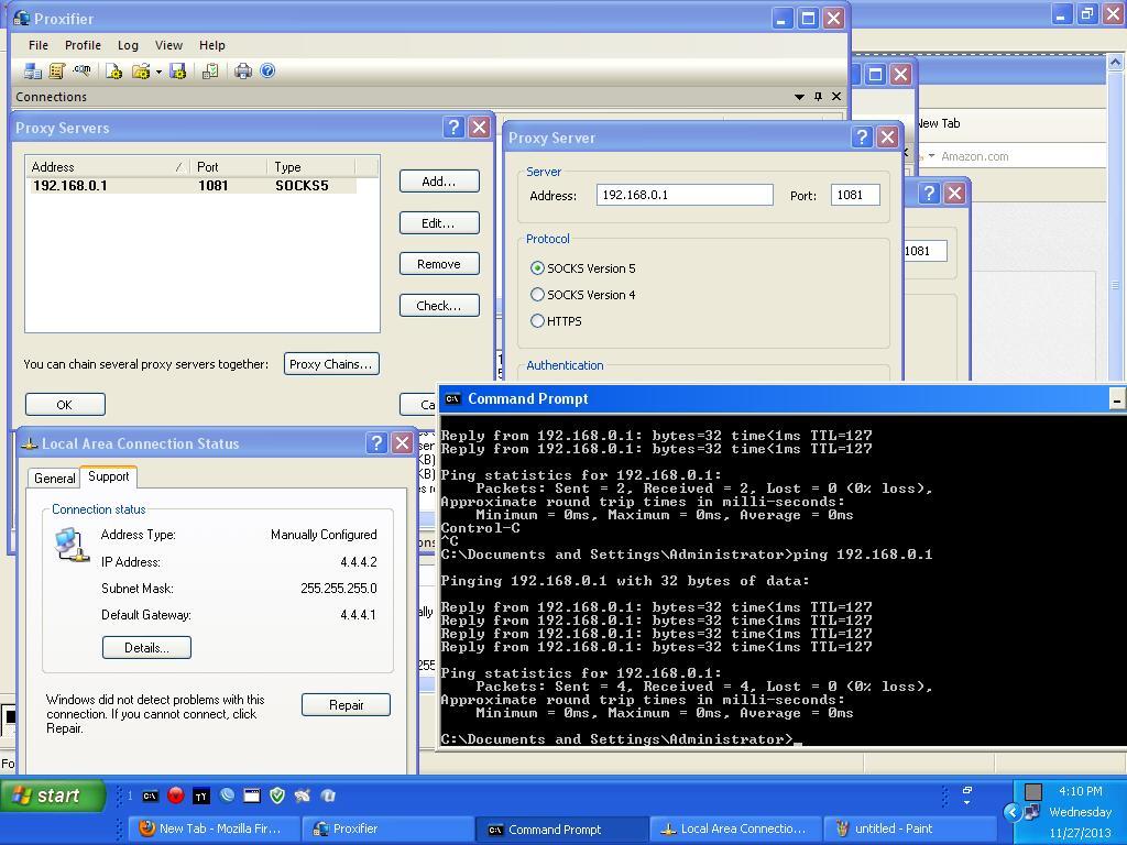 Sharing Koneksi SSH dengan mikrotik