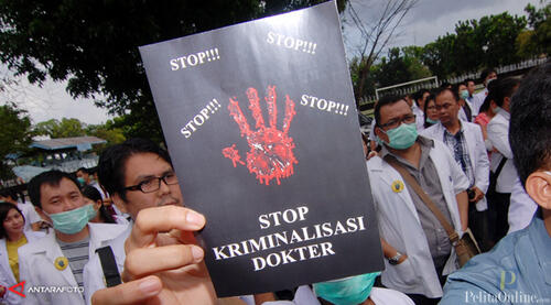 STOP! Kriminalisasi Dokter, Dokter Bukan Pembunuh!