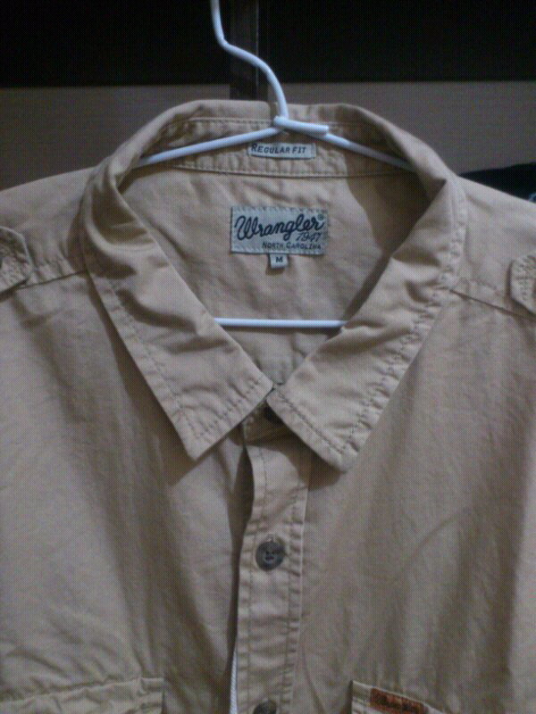 BRANDED 2ND&NEW: KEMEJA/SEMI FLANEL/SEMI CHAMBRAY; GIORDANO, WRANGLER, YSL.