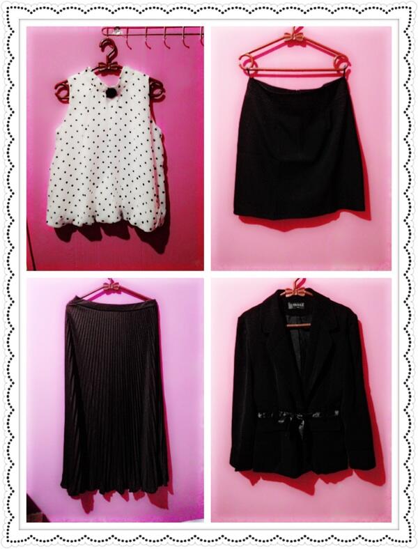 Preloved kemeja,blazer n rok formal cantiq buat kerja