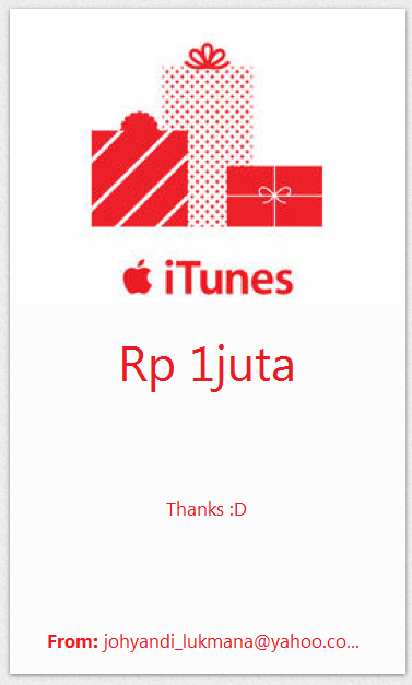 Jual JUAL ITUNES GIFT CARD DAN JUAL APLIKASI, LAGU DAN 