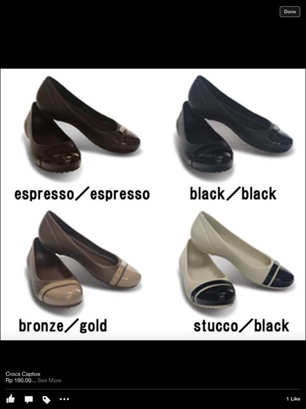 Crocs cewek ori reject