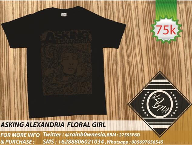 **READY STOCK dan PO (no kuota) KAOS BAND ( BMTH,PARAMORE,ADTR,DAN MSH BNYK LG)**