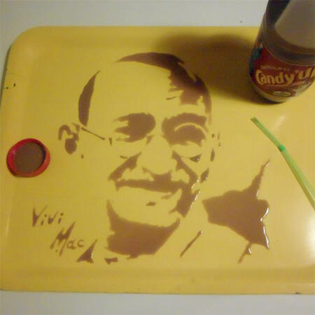 Kreatif! Gambar wajah menggunakan bahan makanan &amp; minuman. &#91;Must See&#93;