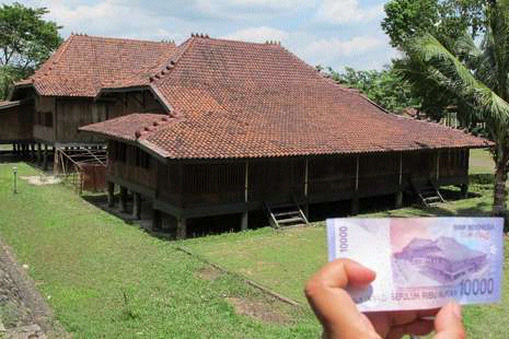 Penampakan Asli Rumah di Uang 10.000 rupiah