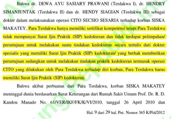 Hasil Dari Demo Para Dokter yang Luar Biasa Pintar