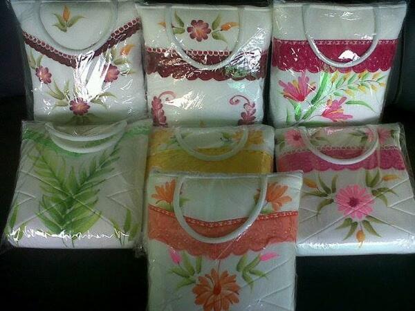 MUKENAH kain santung CANTIK ( bahan adem )