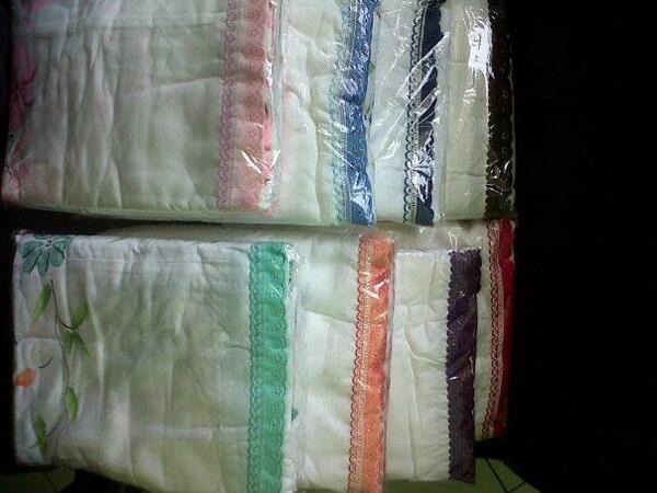 MUKENAH kain santung CANTIK ( bahan adem )
