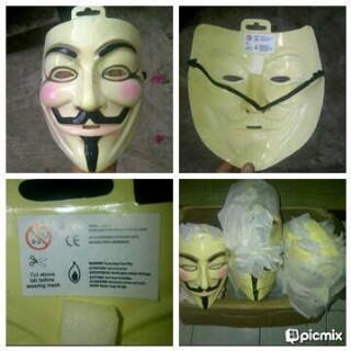 JUAL topeng Anonymous, Phantom, Hokey mask, Jabbawokez Murah