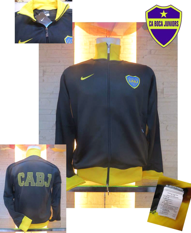 JAKET GRADE ORI BOCA JUNIOR BLACK