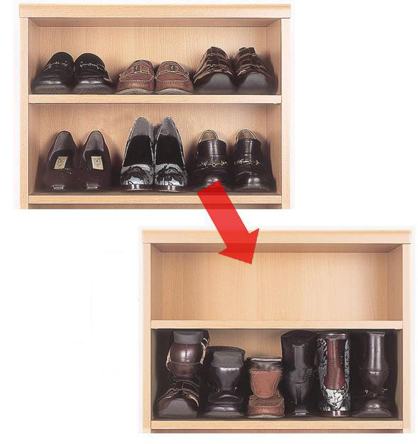 4pcs organize shoe rack / shoe care / shoe tree