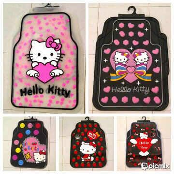  Jual  AKSESORIS MOBIL  HELLO KITTY POOH  dll SARUNG  JOK  