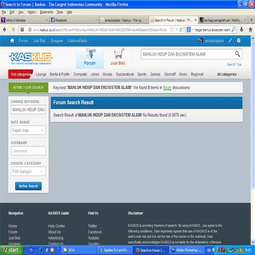 MAHLUK HIDUP DAN EKOSISTEM ALAMI