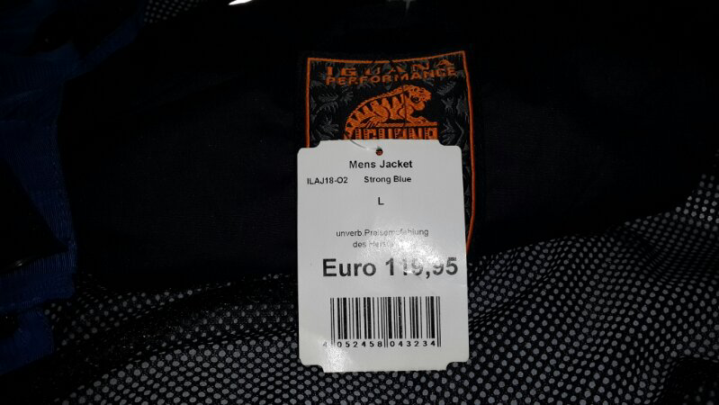 wts jaket out door iguana aqua trail water proof 10000 mm bandung