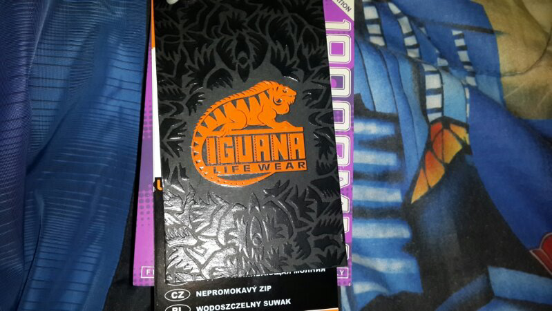 wts jaket out door iguana aqua trail water proof 10000 mm bandung