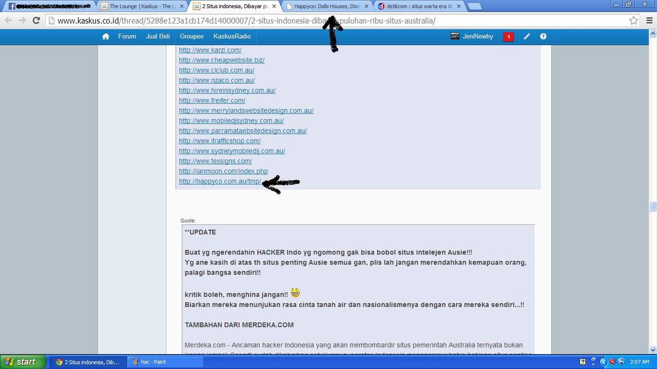 ASK Situs yang di Hack sebernya di Hack apanya sih???