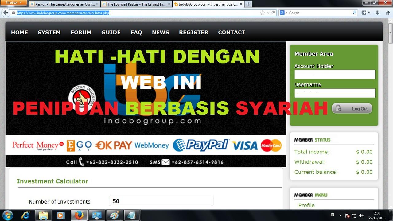 INDOBOGROUP (HATI-HATI JUGA DENGAN 1 SATU INI GAN )