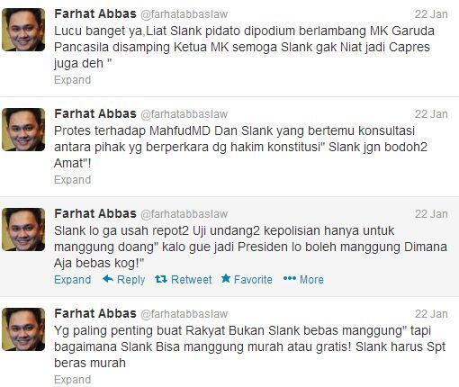 inilah kumpulan kicauan farhat abbas yang mendadak ramai..