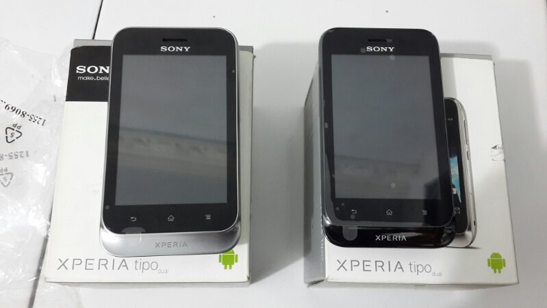 sony xperia tipo ready dual sim-single sim ko disi baru original(sisa stok gudang)