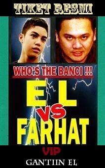 JUAL TIKET PERTANDINGAN TINJU EL VS FARHAT ABBAS, SILAHKAN DI PESAN KEBURU ABIS GAN !