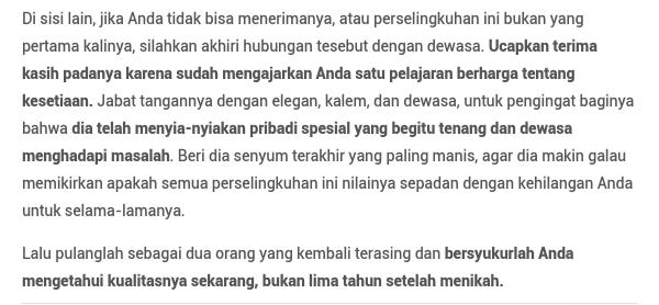 5 cara memutuskan pasangan, kalo agan pernah diputusin dgn cara yang mana? ^^