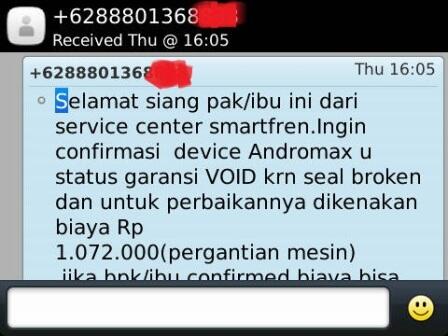 SMARTFREN SERVICE CENTER TRANSTELECOM MENGECEWAKAN