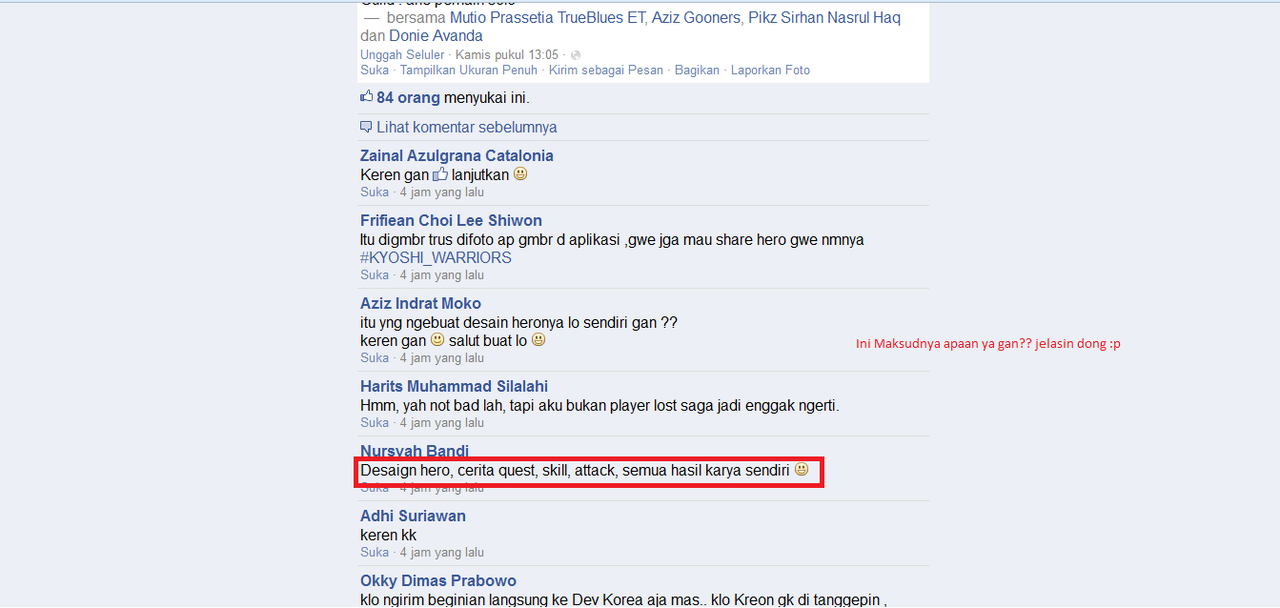 Ngakak, Bangga Dengan hasil orang lain :v