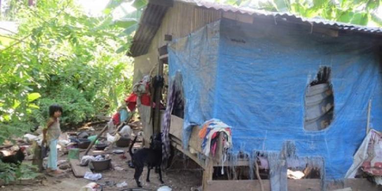Dimana Pemerintah? Dua Balita Terlantar di Gubuk Kumuh bersama 4nj1ng dan bebek