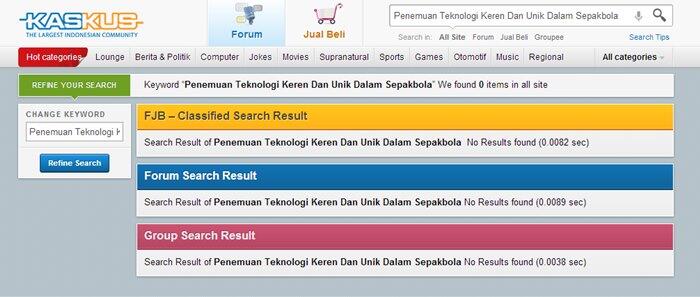 Penemuan Teknologi Keren Dan Unik Dalam Sepakbola