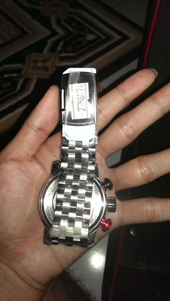 WTS alexandre christie 6163 BNOB warna silver plat hitam,jual cepat!!