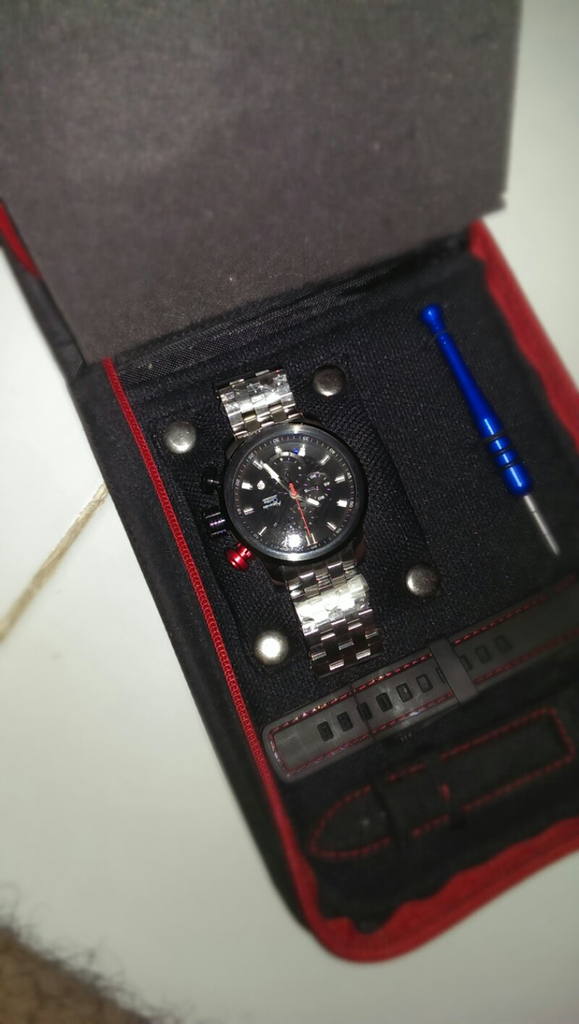 WTS alexandre christie 6163 BNOB warna silver plat hitam,jual cepat!!