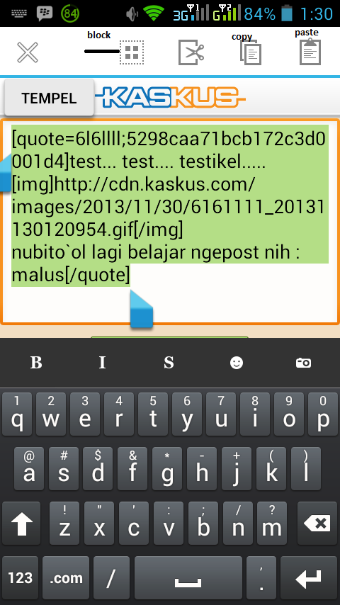 ## CARA MEMBUAT MULTI QUOTE DI ANDROID KASKUS ##