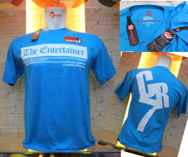 KAOS distro bola CR7 BLACK,RED,BLUE