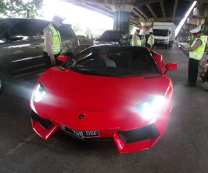 gak ada STNK Lamborghini pun di Ciduk