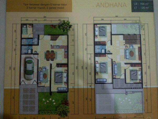 Rumah 2 lantai di Pakal Residence Surabaya