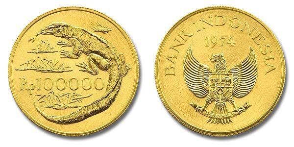 10 Negara yang Punya Koin Emas