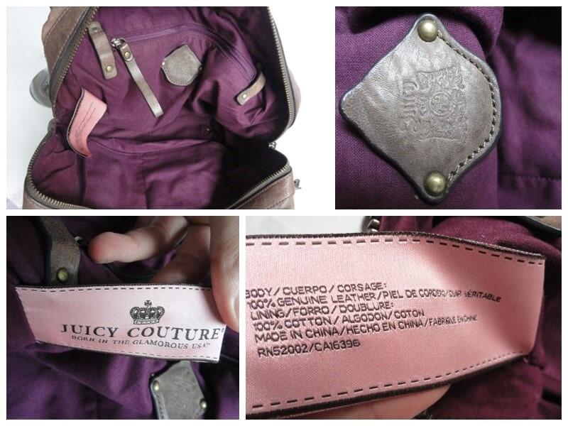 TAS SECOND JUICY COUTURE & KATE SPADE MARIA KALMAN AUTHENTIC ORIGINAL